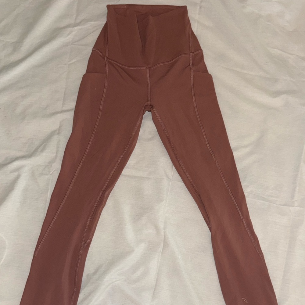 Lululemon Align Pink Leggings 25 inseam with Pockets